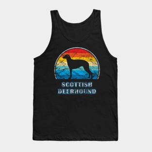 Scottish Deerhound Vintage Design Dog Tank Top